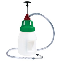 OILSAFE 10L Oil Jug w/ Mid Green Utility Lid & Hand Pump