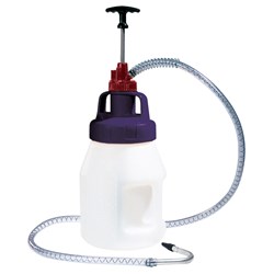 OILSAFE 10L Oil Jug w/ Purple Utility Lid & Hand Pump