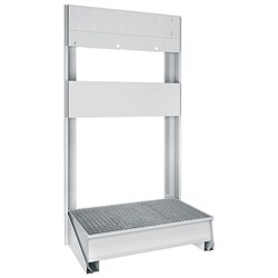 RAASM Closed Frontal Service Column - 2 Hose Reels & 1 Drum Capacity