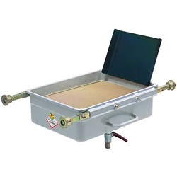 RAASM 65L Rolling Pit Drainer w/ Anti Splash Screen