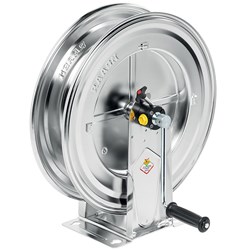 RAASM 530 Series SS Manual Air Water Bare Reel without Hose
