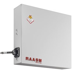 RAASM 460 Series Enclosed Integrated Air/Water Hose Reel - 18m x 3/8" ID Hose