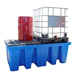 ULTRAFLO LL Series Poly Dual IBC Spill Pallet
