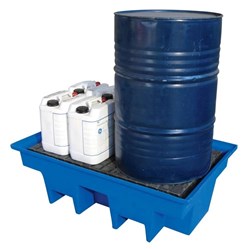 ULTRAFLO Eco Poly 2 Drum Spill Pallet