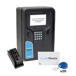Fluidtrack Gilbarco Protocol, Non-NMI Gen 3 System including 20 NFC Fob Keys (240v) and Swipe Card Module