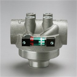 Single Filter Head with 50 PSI/3.5 BAR Bypass