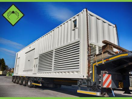 Containerised standby diesel generator
