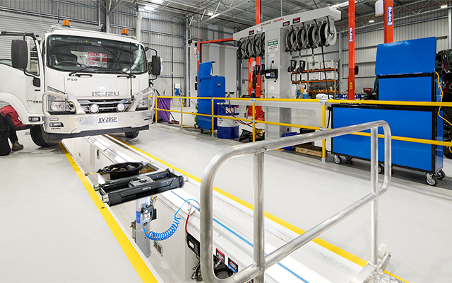 service pits